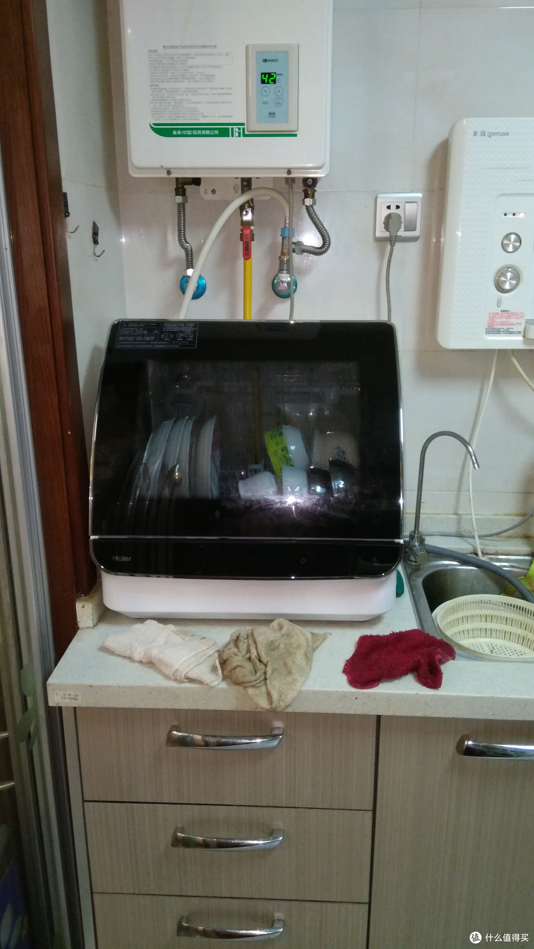 一买就后悔!2套海尔(Haier)HTAW50STGB 小海贝 洗碗机使用感受