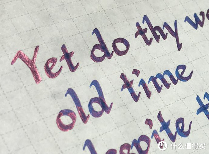 【种草测评】Diamine皇家蓝和半句月长石蓝使用评测