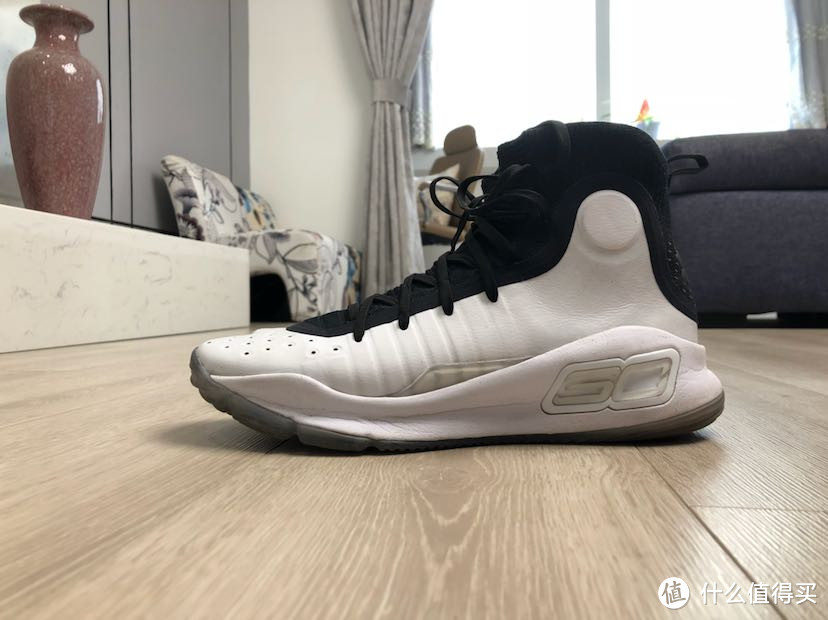 #剁主计划-郑州#Under Armour Curry4安德玛 库里4 黑白配色 运动鞋 穿后感受