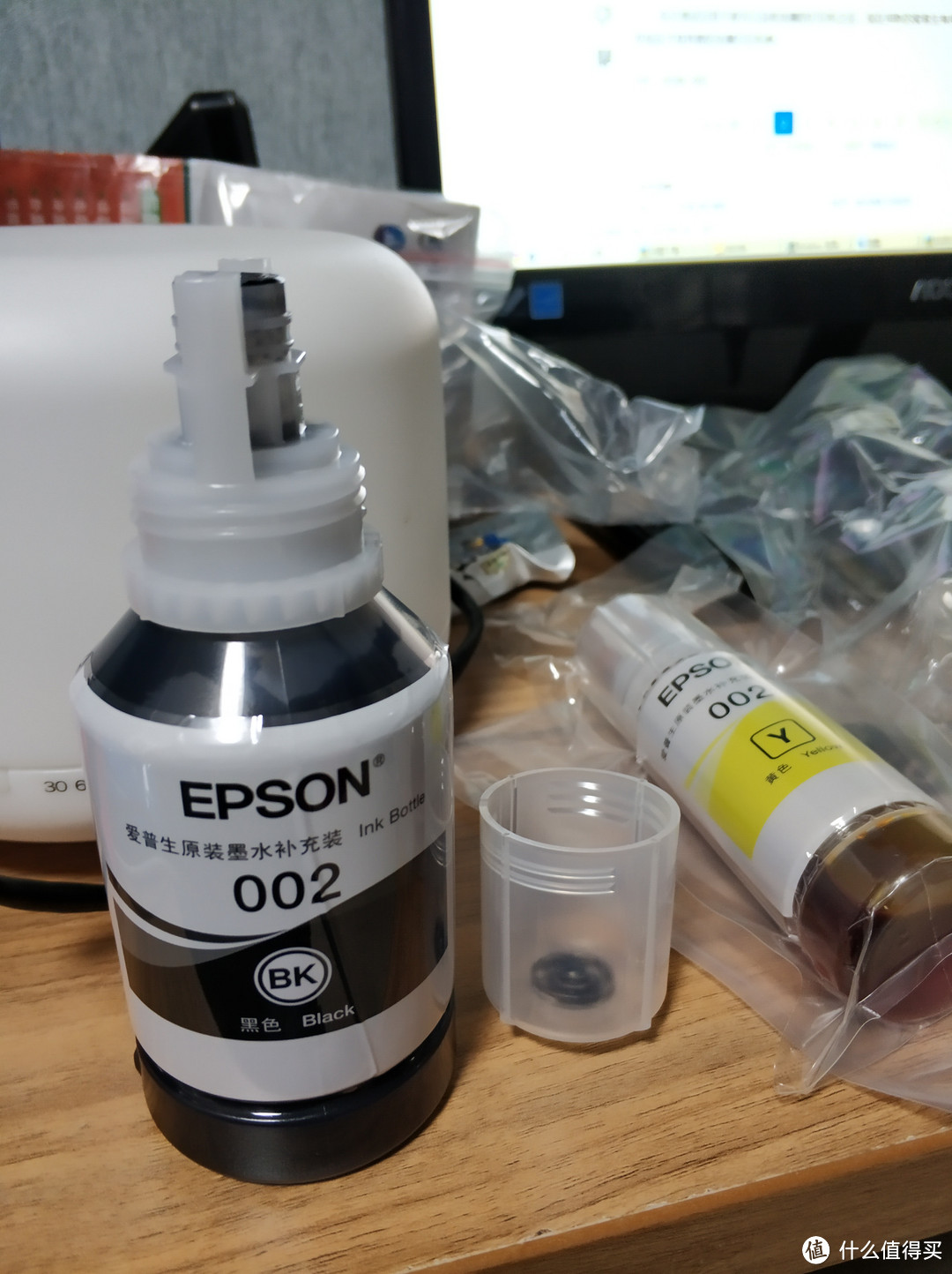 EPSON 爱普生 墨仓式打印机，加墨开打