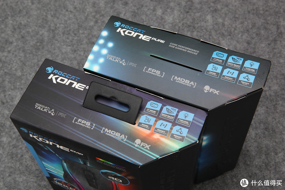 ROCCAT 冰豹 Kone Pure/EMP 鼠标 二连开箱拆评