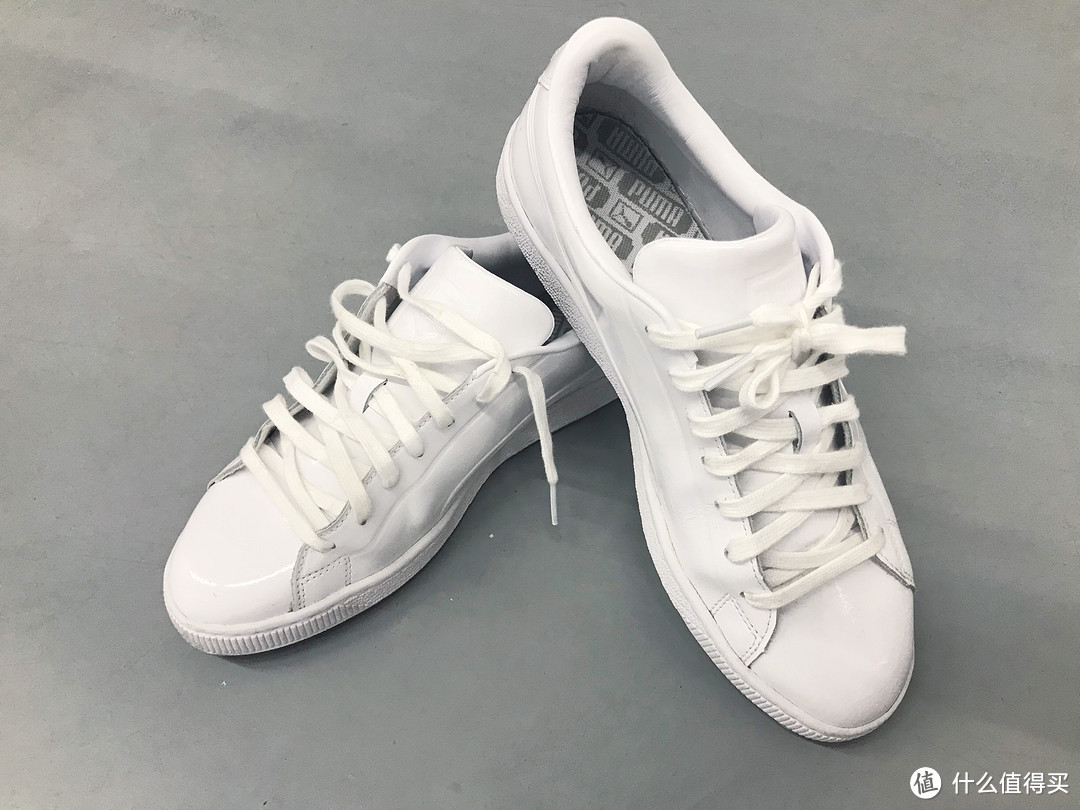 #剁主计划-宁波#一双骚包但是不好穿的小白鞋：PUMA 彪马 Basket Classic 板鞋 晒单