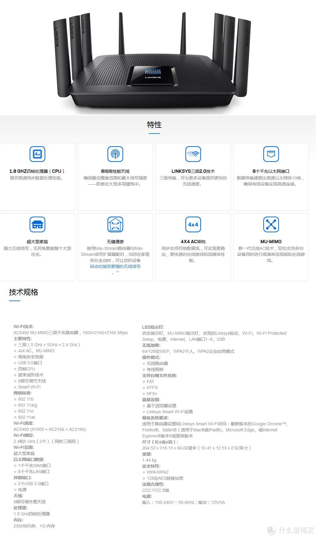 搞定3层400平WiFi无缝全覆盖很简单：Linksys 领势 EA9500S + 双RE7000 实战有线回程