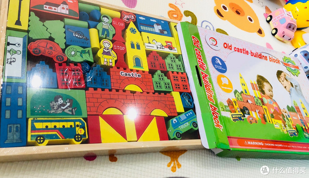 #全民分享季##剁主计划-宁波#宝宝的首件积木玩具——Hape 80粒积木益智玩具
