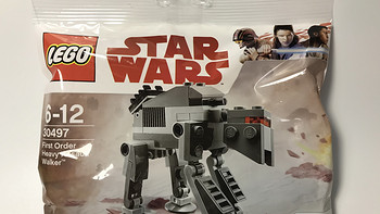 乐高 Star Wars 星球大战系列 30497 重型攻击步行机开箱展示(零件|驾驶舱)