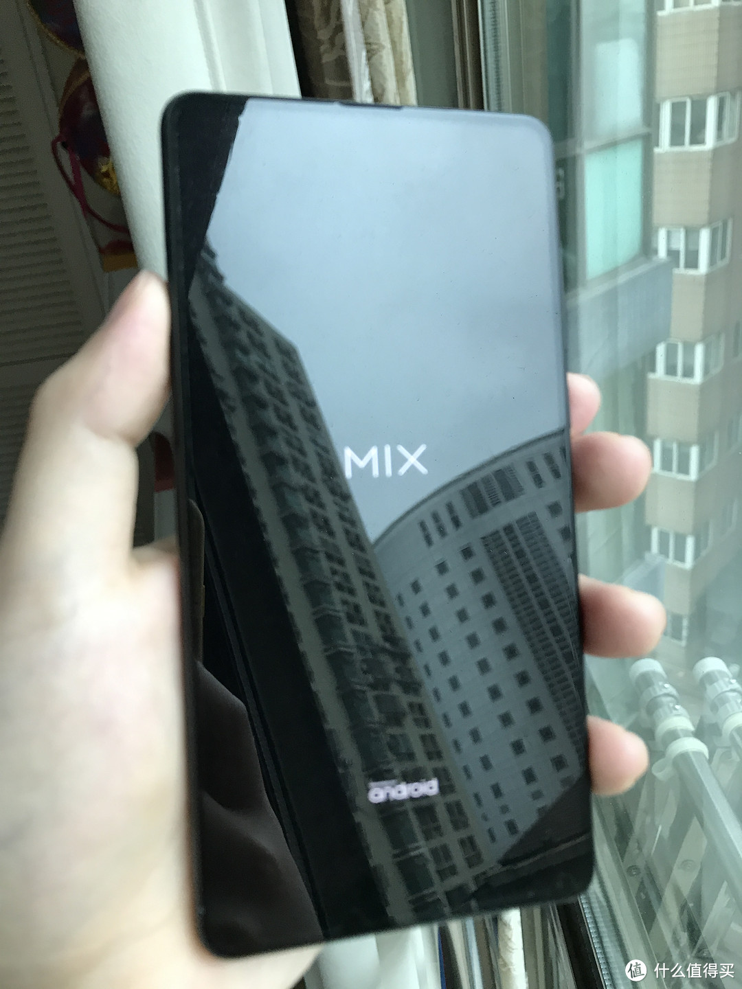 #原创新人#MI 小米 mix 2S 黑色尊享版手机 首开箱，与Iphone7P拍照对比