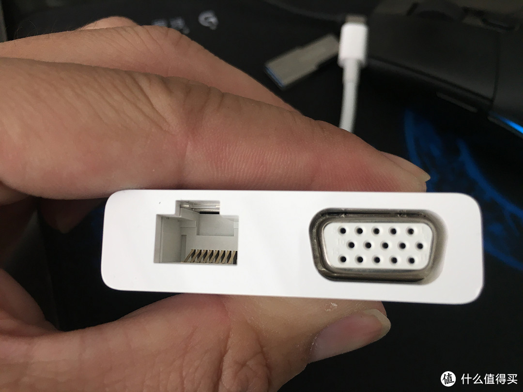 #本站首晒#MI 小米 USB-C转VGA/千兆网口 转接器 开箱测评