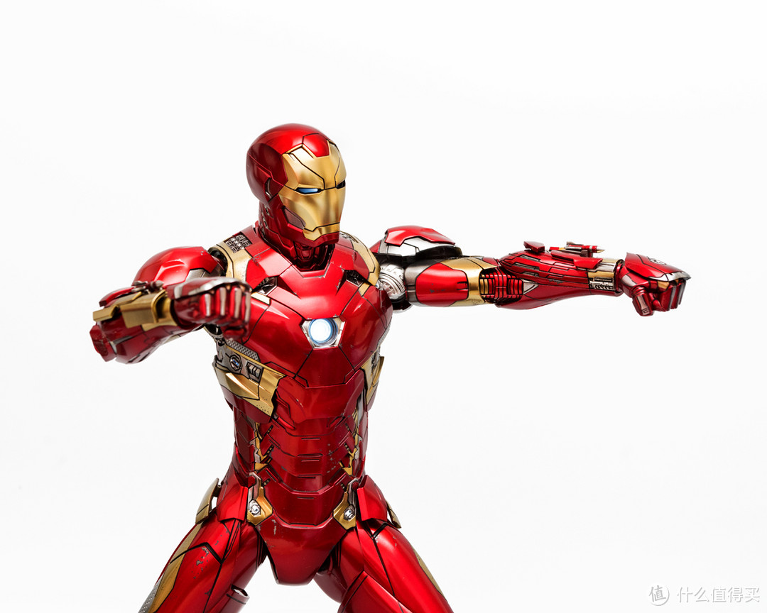 #全民分享季#内战内行：HOT TOYS MMS353D16 钢铁侠 Mark46 1/6 可动人偶 开箱