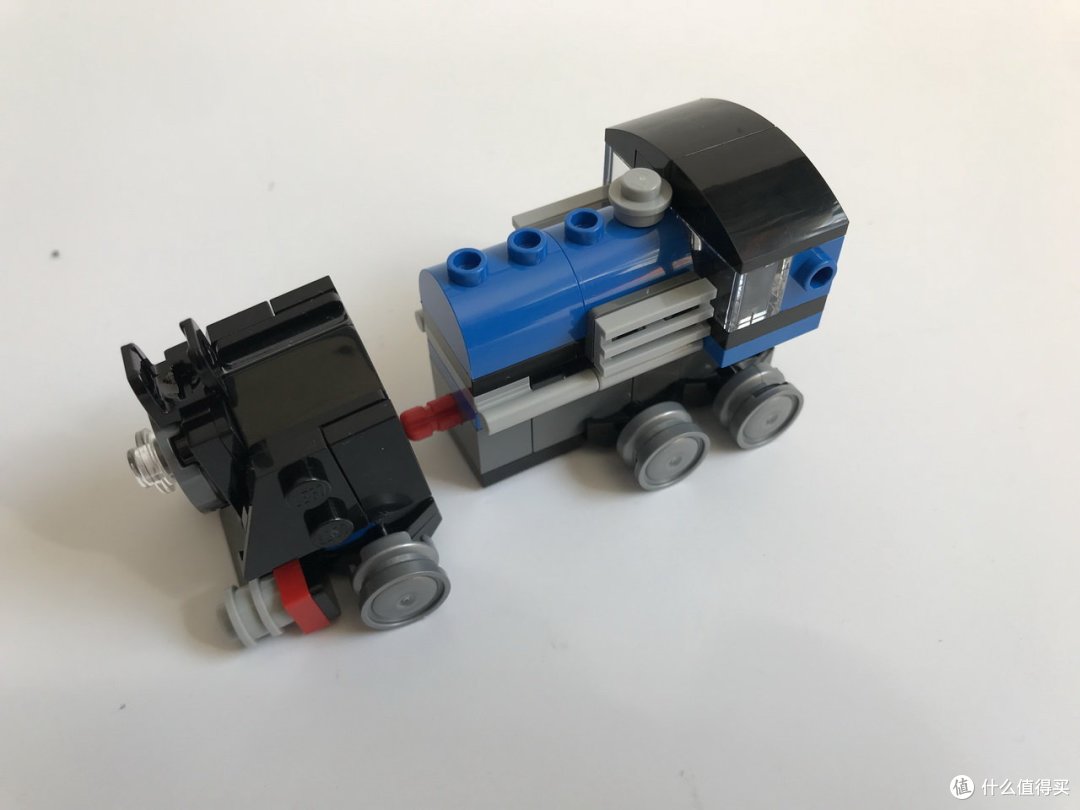 #全民分享季#LEGO 乐高 拼拼乐:创意三合一 31054 蓝色小火车 开箱