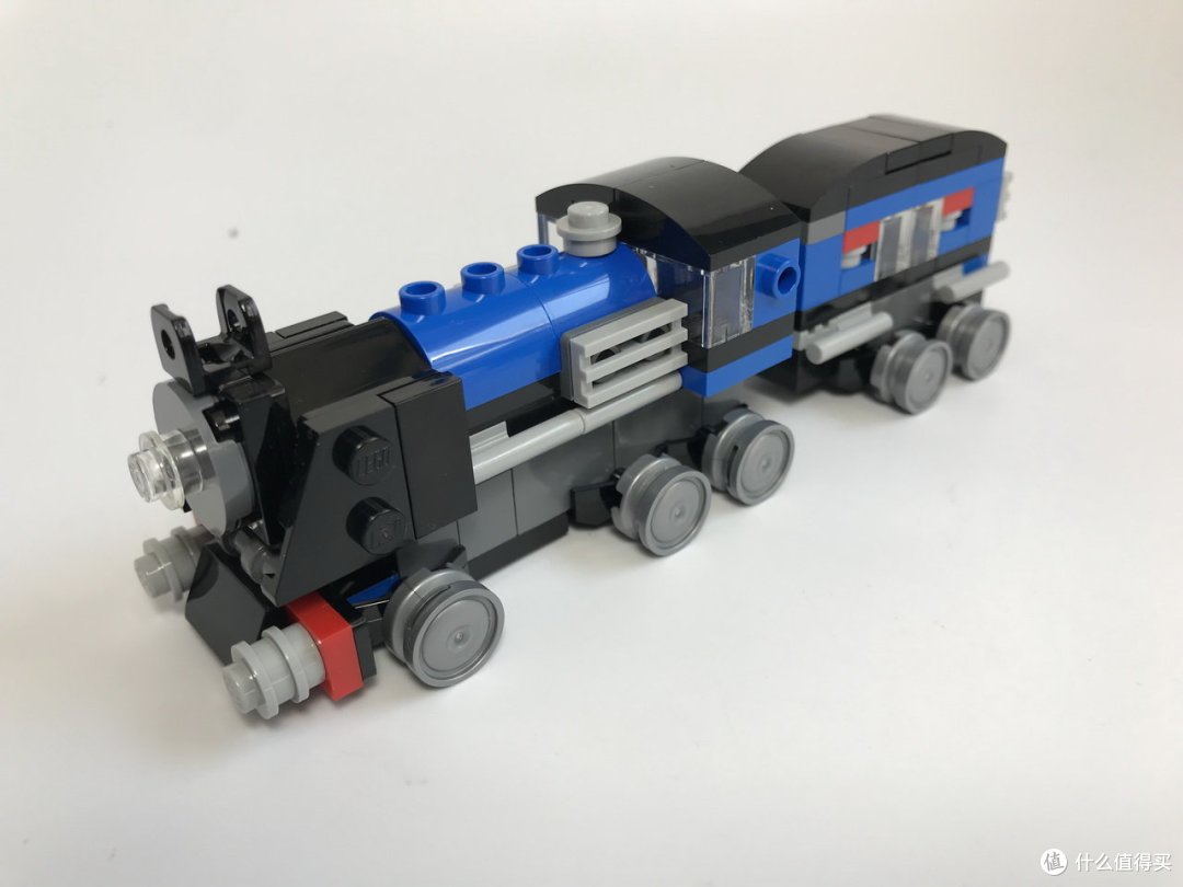 #全民分享季#LEGO 乐高 拼拼乐:创意三合一 31054 蓝色小火车 开箱