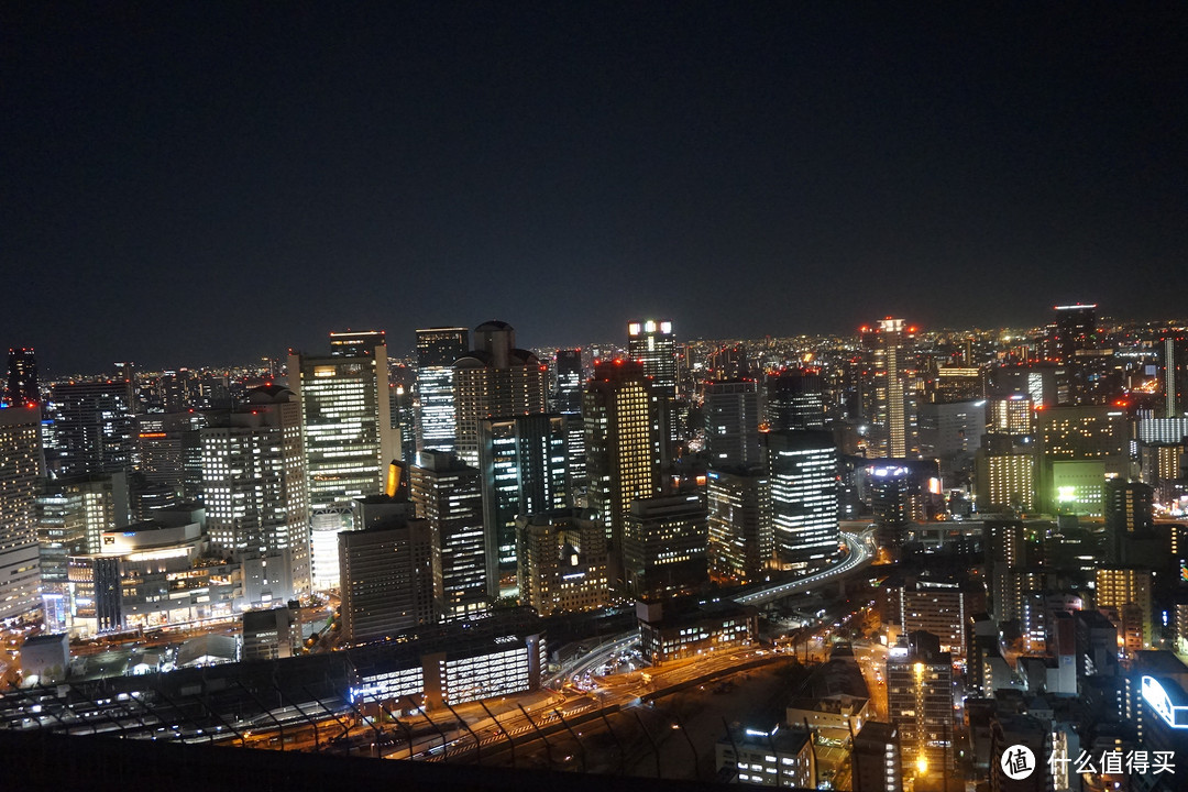 在上面看夜景