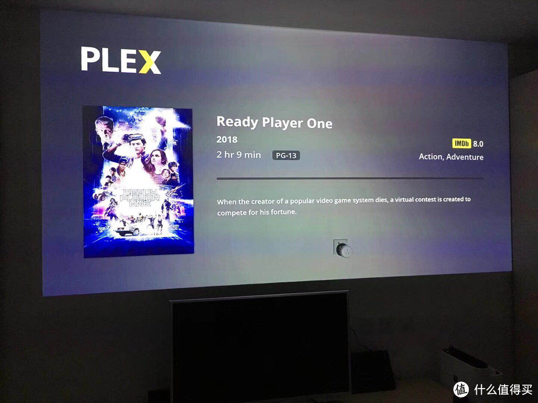 安装PLEX，可以通过NAS等设备大屏欣赏《头号玩家》