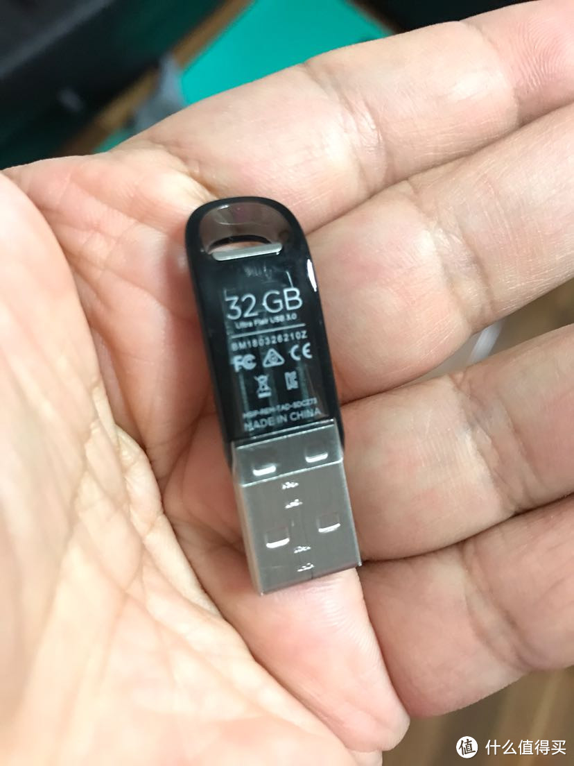 交行信用卡积分兑换的 SanDisk 闪迪 酷乐 usb3.0 闪存盘 32g 开箱晒单