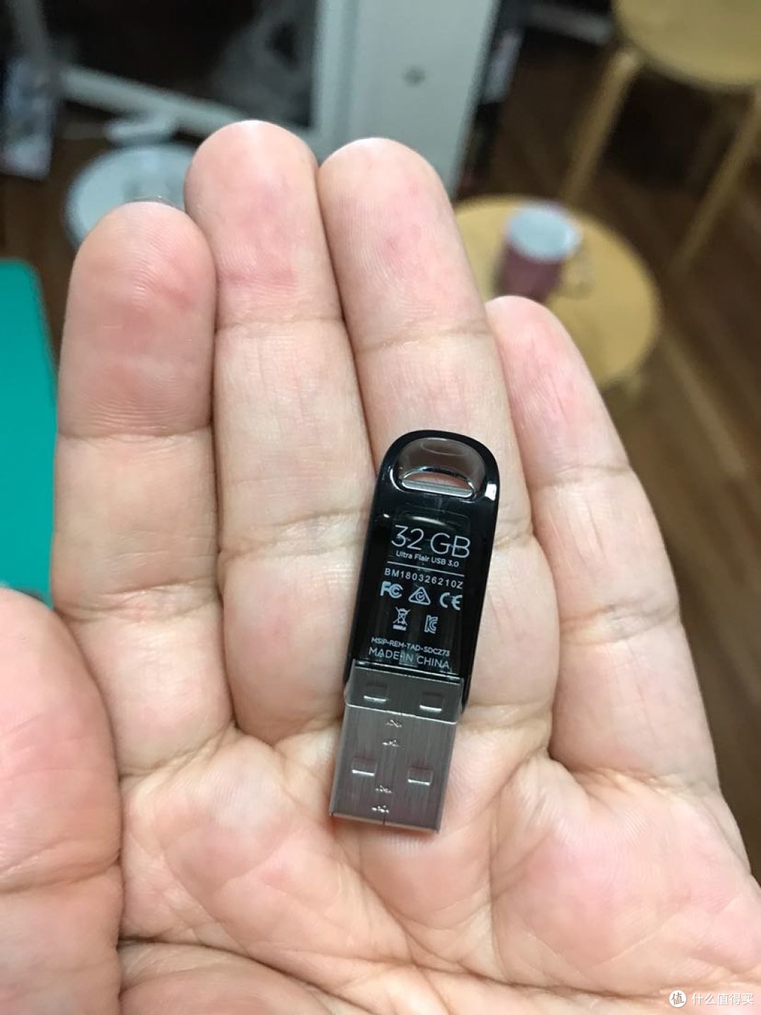 交行信用卡积分兑换的 SanDisk 闪迪 酷乐 usb3.0 闪存盘 32g 开箱晒单