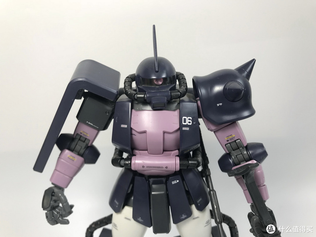 #全民分享季#剁主计划-北京#万代 BANDAI 高达 MG 黑色三连星 MS-06R-1A 扎古II