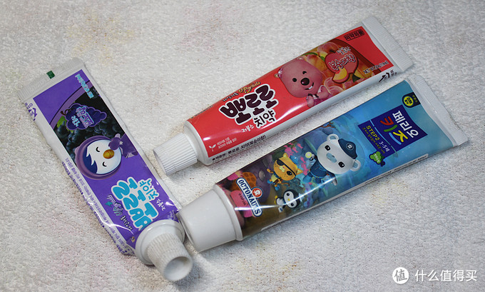 囤多，没用完的韩国儿童牙膏