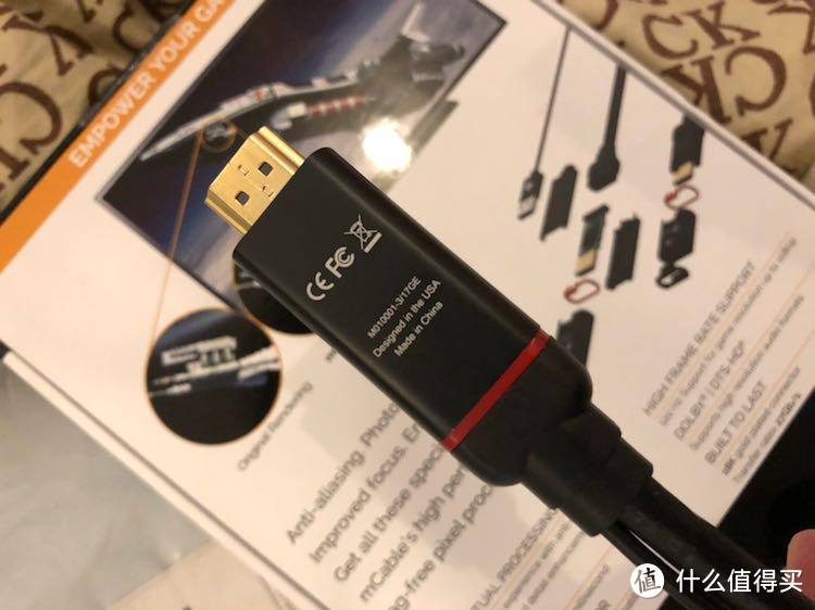 千元hdmi玄学线 马歇尔 m-Cable 游戏版 3米 HDMI线