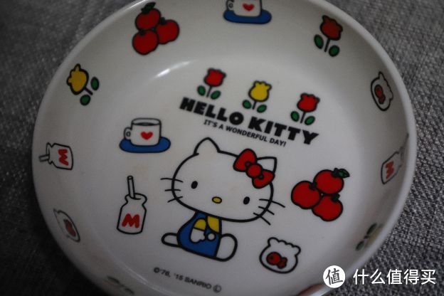 #全民分享季#集合了！宝宝的Hello Kitty餐具套装