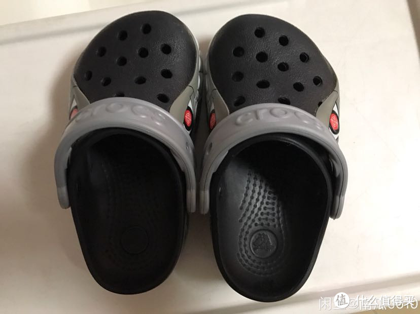 #全民分享季#晒晒多渠道购买的宝宝crocs洞洞鞋