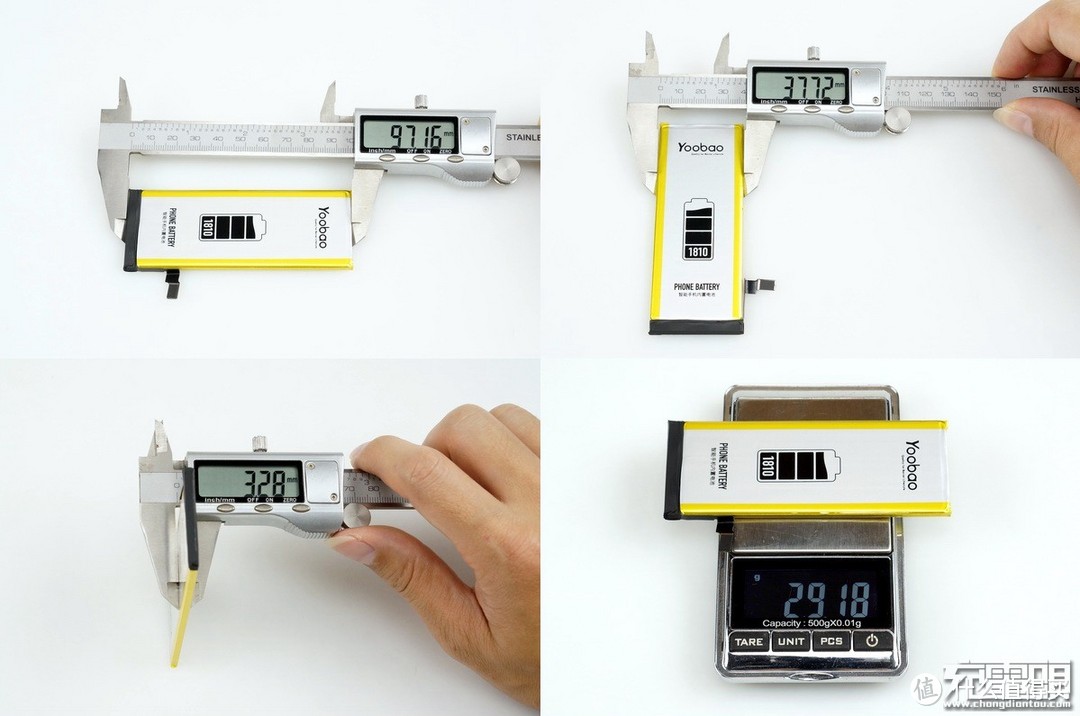 Yoobao 羽博 手机电池 与 APPLE 苹果 原装电池对比测试