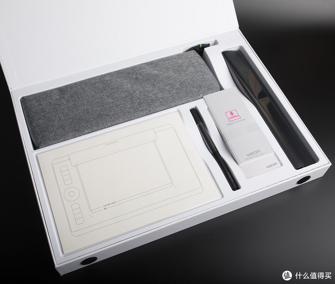 #本站首晒#8192级压感 Wacom 和冠 PTH-660/K1-F加强版 绘图板 开箱