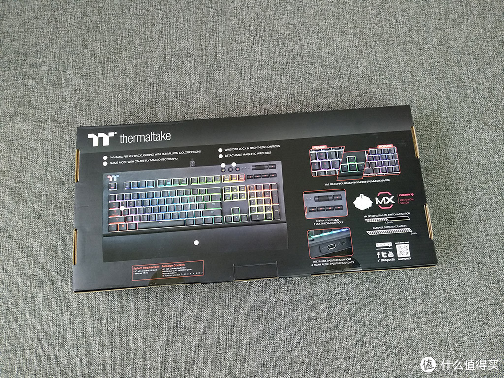 机械键盘也语音互动？Thermaltake 曜越 X1 星脉 RGB 机械键盘 开箱晒物