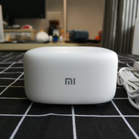 小米 小爱音箱mini 智能音箱外观展示(按键|麦克风|接口)