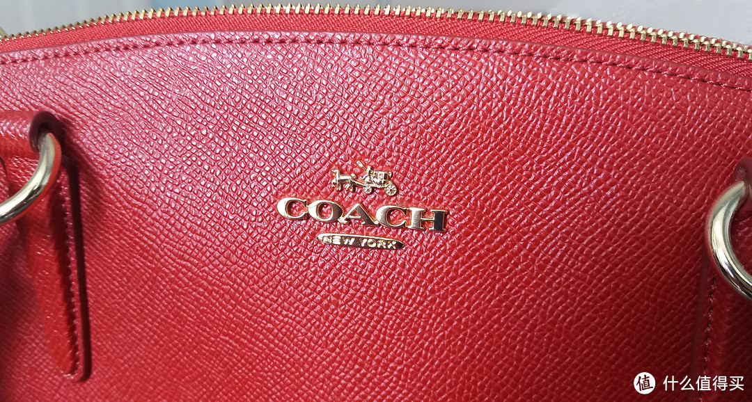 #全民分享季#COACH 蔻驰 女士牛皮双拉链中号杀手包开箱分享