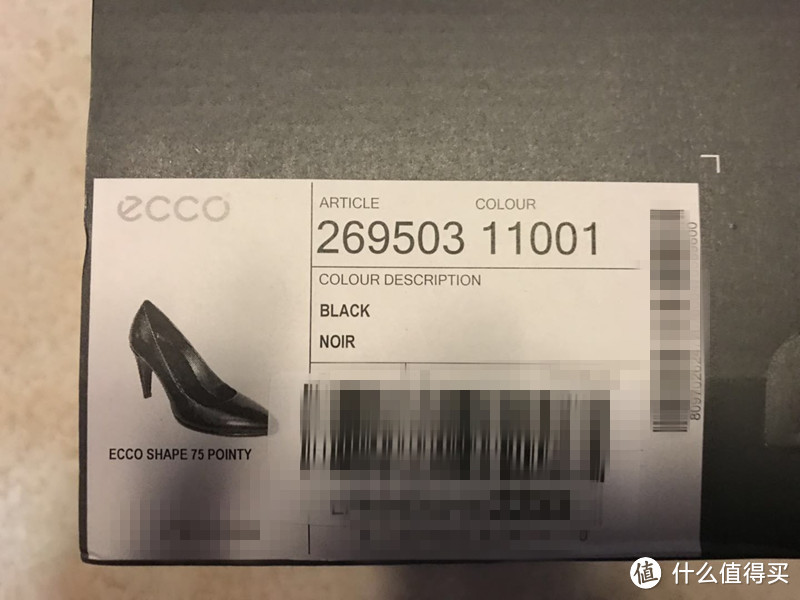 ECCO 爱步 SHAPE 75 POINTY 高跟鞋开箱晒单