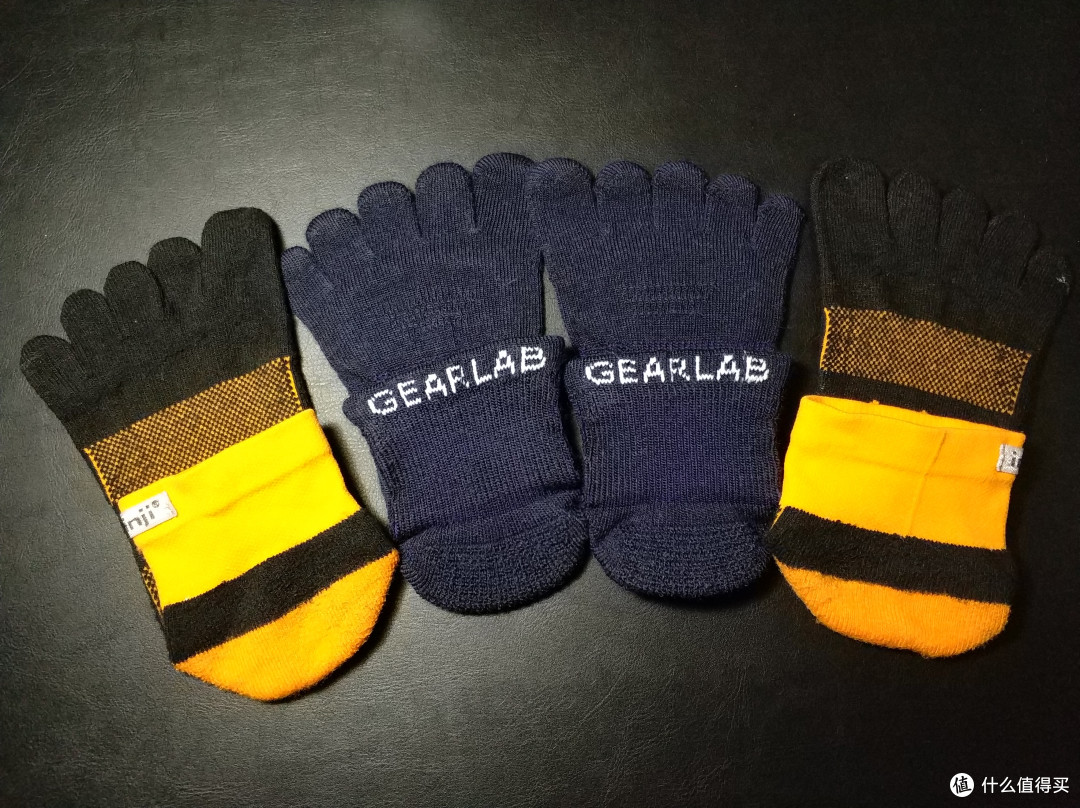 拯救爱起水泡的脚——对比测评GEARLAB 3D压力五指袜2.0版与INJINJI trail款五指袜