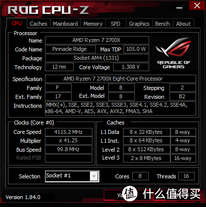 买锐龙送信仰散热—AMD 锐龙 Ryzen 7 2700x CPU + ASUS 华硕 ROG C7H 主板开箱测试