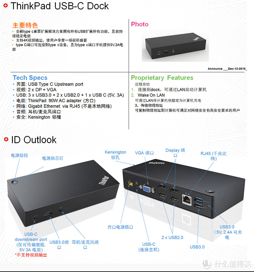 中继站—ThinkPad 扩展坞开箱及使用心得