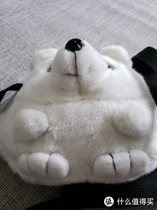 #全民分享季#宝贝的北极熊背包晒单
