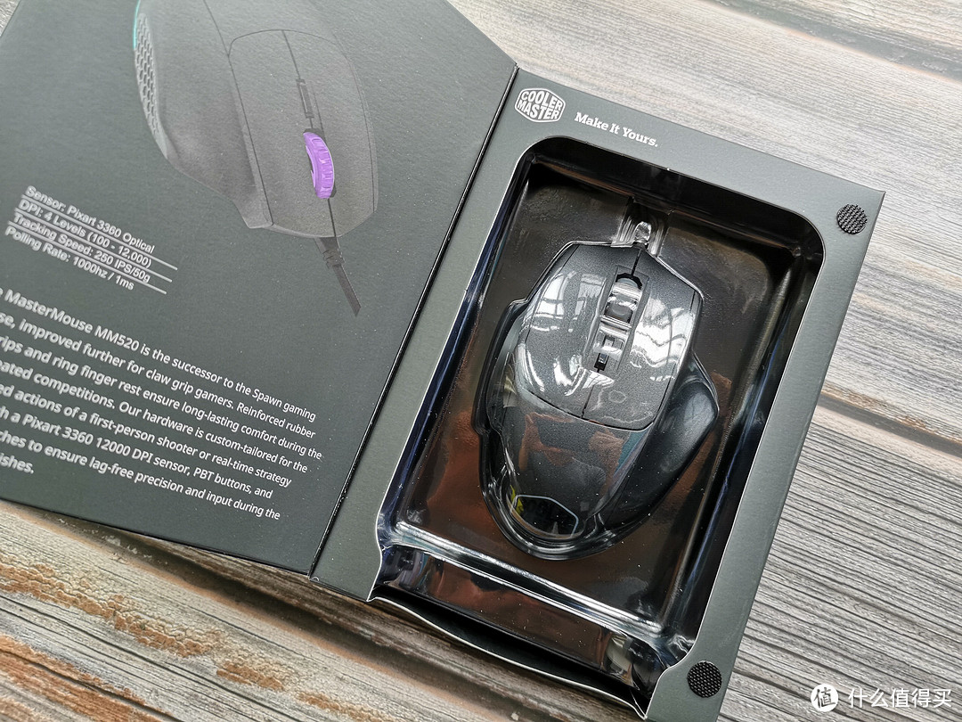 国内首发,小手福音—COOLERMASTER 酷冷至尊 Master Mouse MM520 鼠标