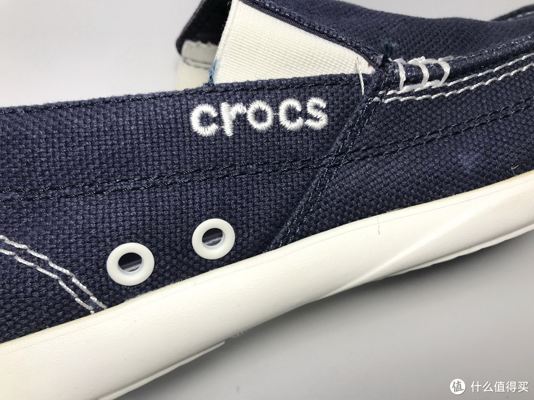 #全民分享季#舒适透气：Crocs 卡骆驰 一脚蹬 男士休闲帆布鞋 11270