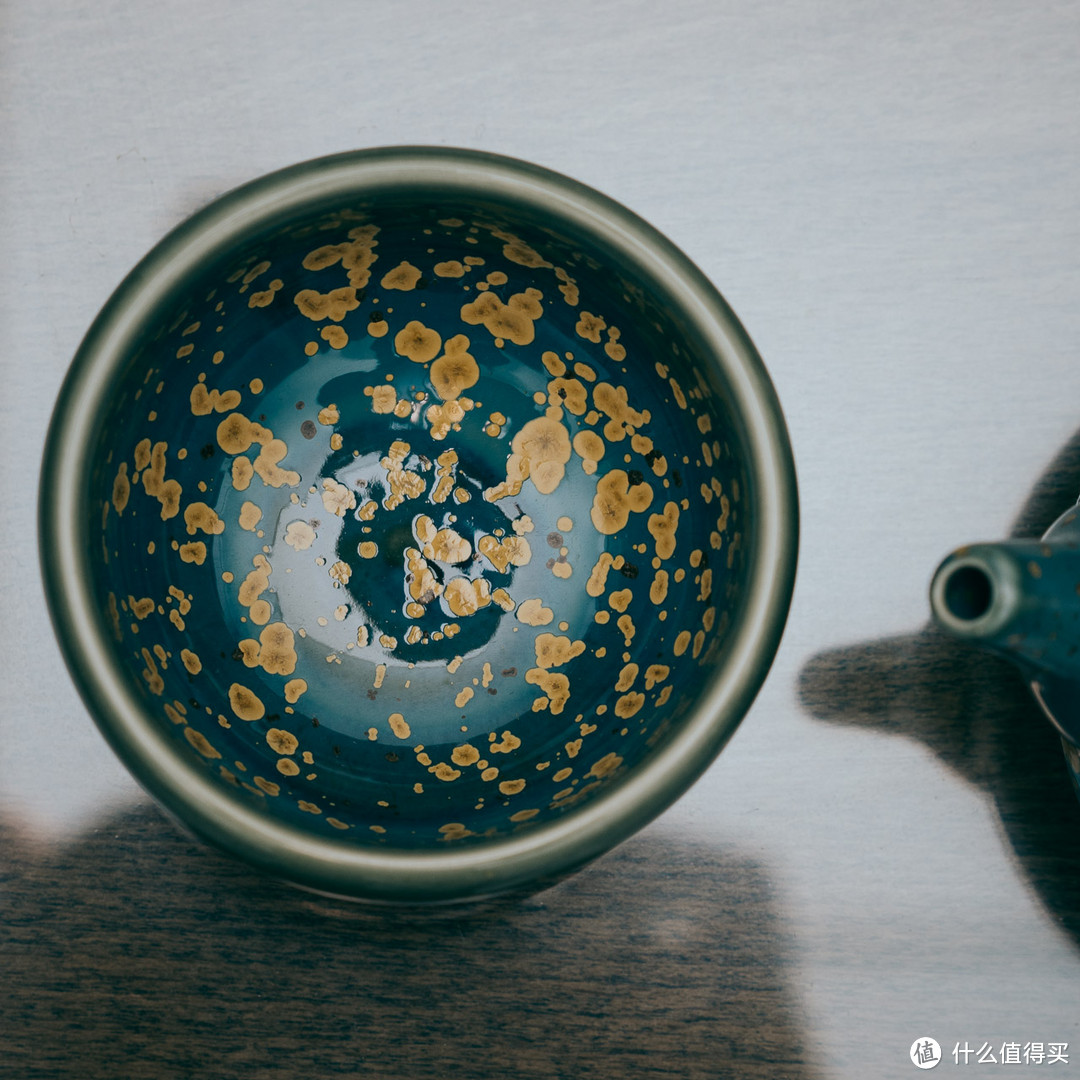 饮茶小帮手：结晶釉茶壶/茶杯组