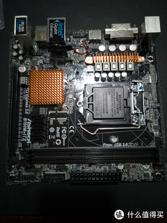 ASRock 华擎 B150+i3-8100打造超值ITX办公机