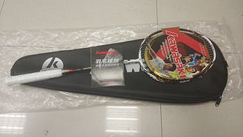 川崎 MASTER 800 羽毛球拍外观展示(包装|拍杆|线头)