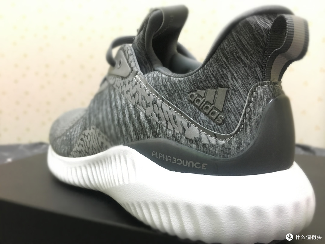 #全民分享季#adidas 阿迪达斯 Alphabounce Reflective HPC AMS 跑鞋开箱