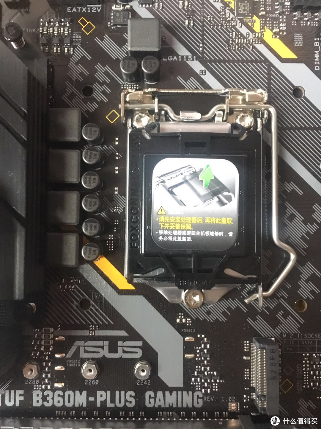 ASUS 华硕 TUF B360M-PLUS GAMING 主板开箱