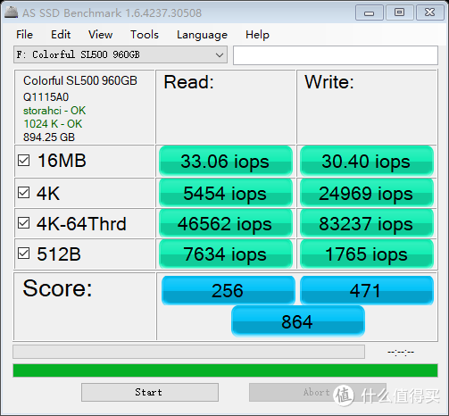 1元1GB的固态硬盘了解一下—Colorful 七彩虹 SL500 960GB 固态硬盘 开箱简测