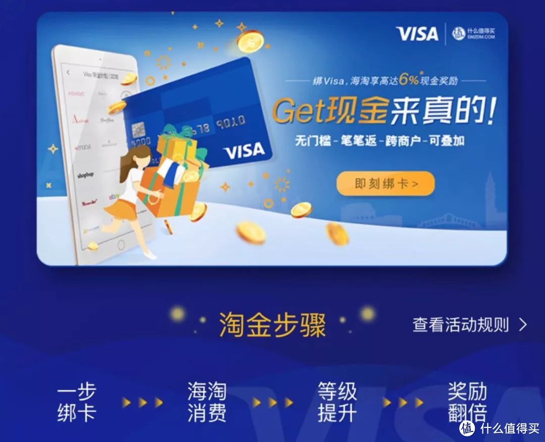 海淘省钱这样做就对了，Visa+色魔张大妈