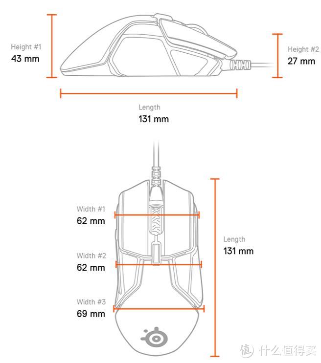 灯厂&钢厂来袭 赛睿 SteelSeries Rival 600 幻彩版 电竞鼠标 拆解测试