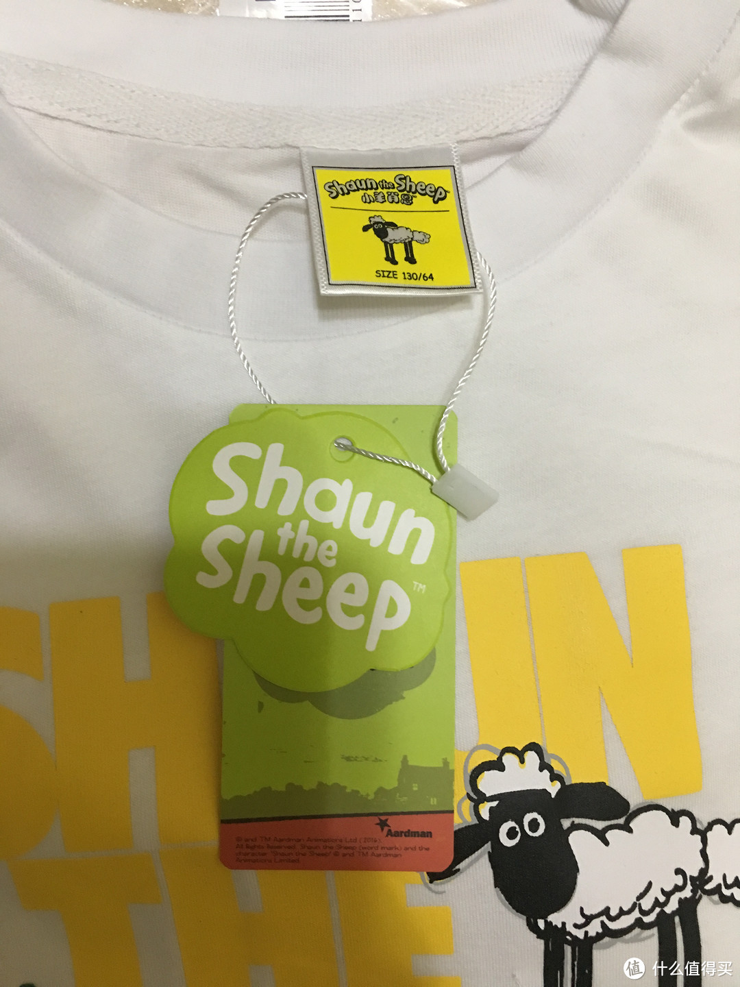 给孩子的周边：Shaun the Sheep 小羊肖恩 薄款长裤+短袖晒单