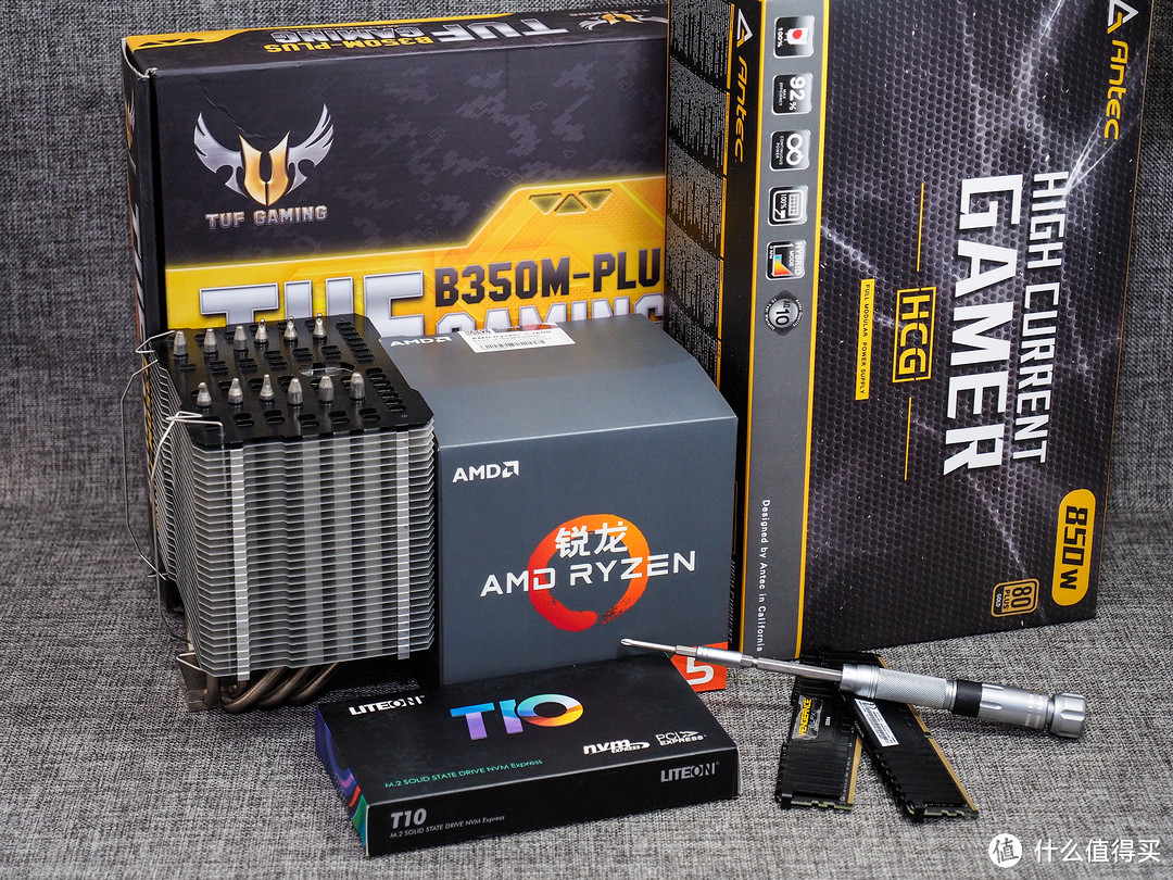 Zen+登场！AMD 锐龙5 2600 + 蓝宝石超白金Vega56装机