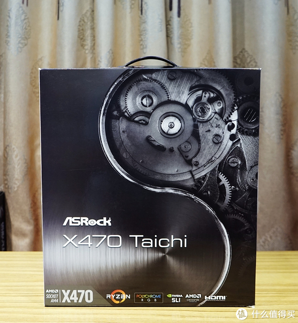 k 华擎 X470 Taichi太极主板+AMD R5 2600X入