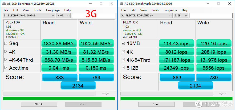 浦科特 PLEXTOR M9PeG 512GB M.2 NVMe固态硬盘众测报告