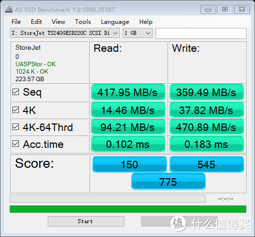 Transcend 创见 ESD220C 移动固态硬盘轻度评测