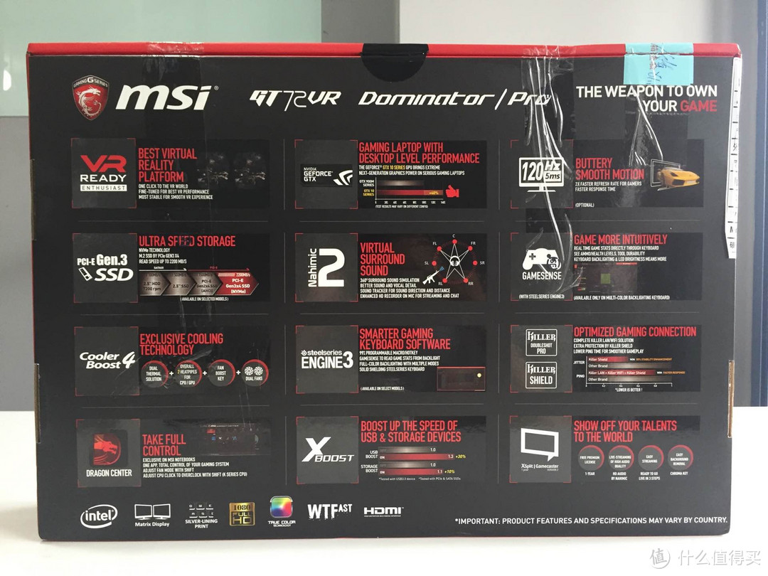 MSI 微星 红龙 GT72S 三系统终极工作站开箱