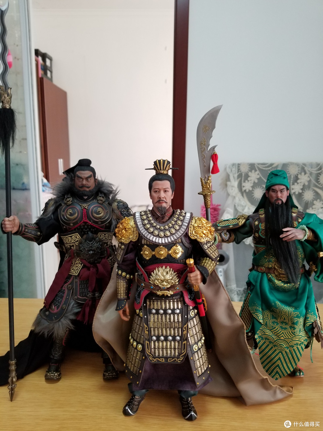 三国演义手办篇四蜀汉之刘备桃园三结义303toys刘备孙彦军版开箱